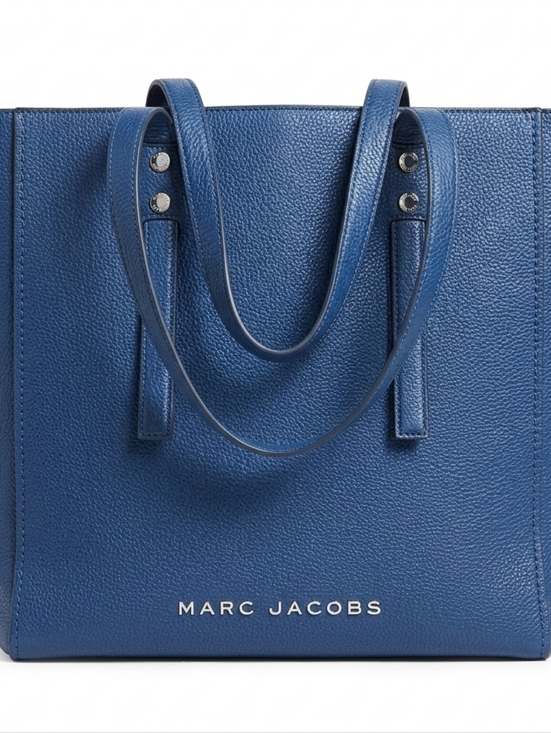 Marc Jacobs Handbags - Marc Jacobs Large Royal Blue Leather Tote Shoulder Bag
